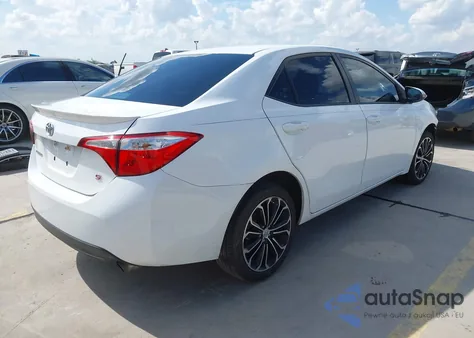 2015 Toyota Corolla S Plus z USA, uszkodzony, nr VIN 5YFBURHE1FP254350
